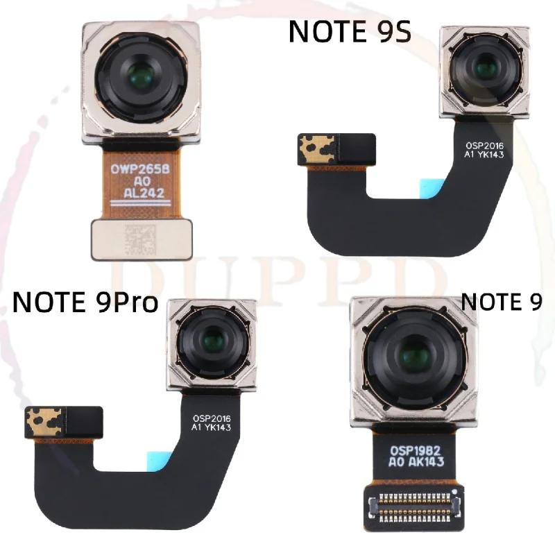 

Rear Camera For Xiaomi Redmi Note 9 Pro 9S 9Pro Note9 Main Ultrawide Depth Macro Original Back Camera Module Spare Parts