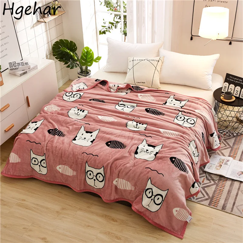 

Thickened Blanket Adults Rectangle 17 Types of Blankets Spring Autumn Home Travel Picnic Korean Fashion Anti-Pilling Qualified