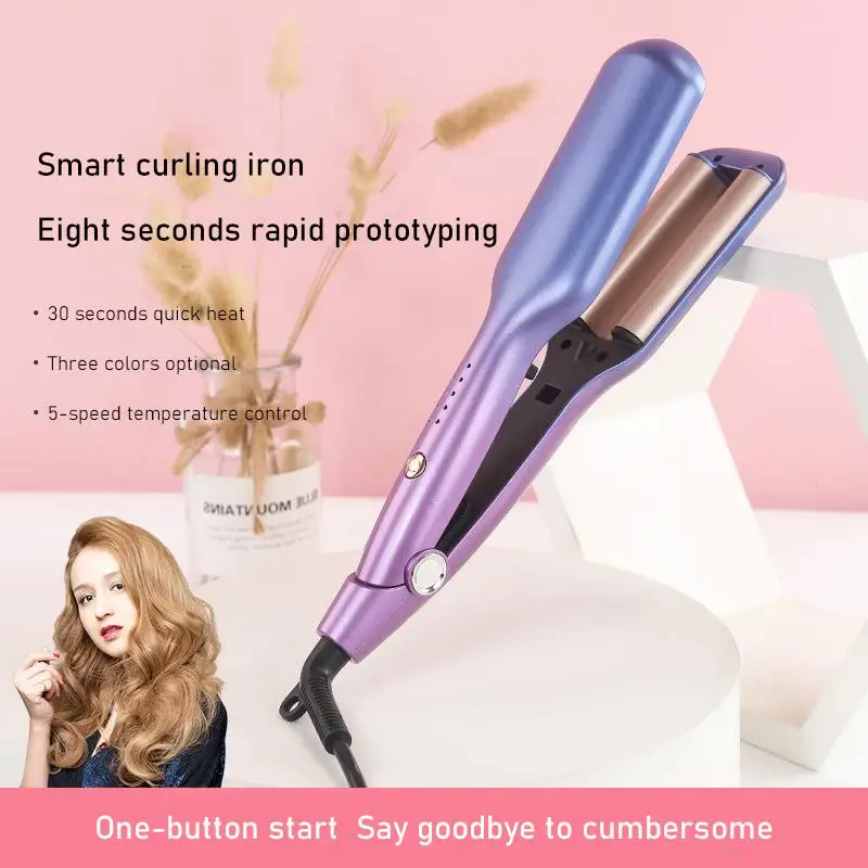 

Egg Curling Stick Wave Pattern Electric Curling Stick Water Ripple Curling Iron Does Not Hurt The Power Generation Splint