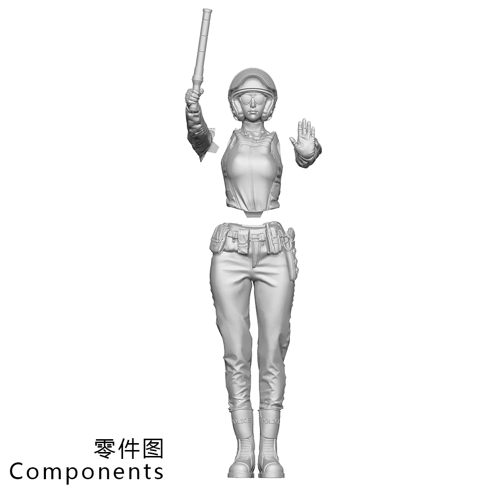 Миниатюры OceanCosmos оригинальные женщина-полицейская Полицейская культура