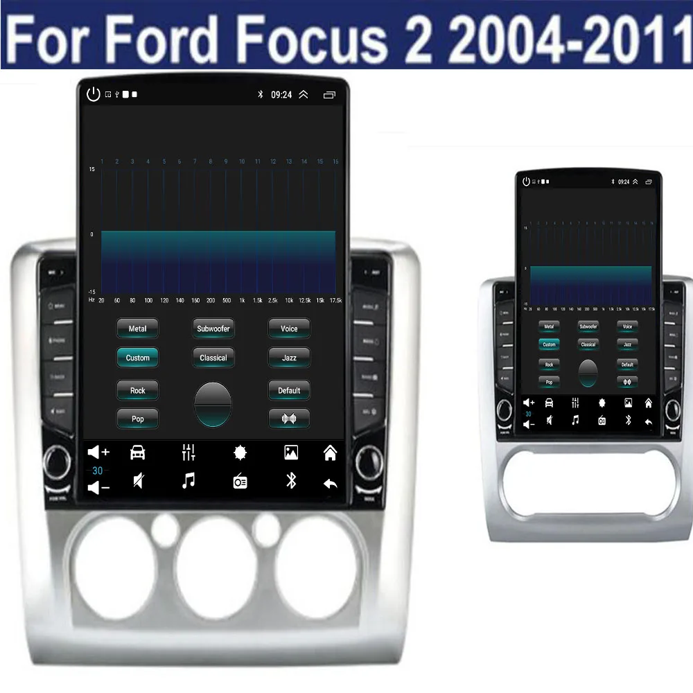 Автомобильное радио CarPlay Android Auto для Ford Focus 2 3 Mk2 Mk3 2004-2011 GPS интеллектуальные