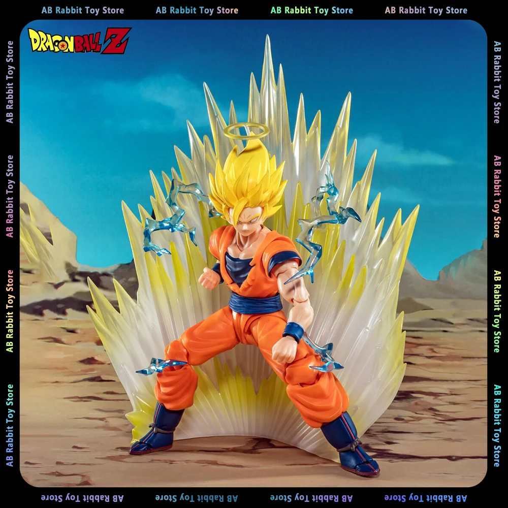 6inch Demoniacal Fit Dragon Ball Son Goku SHF Action Figure Majinbuster Son Goku Super Saiyan 2 Anime Figures SSJ2 Figurine Toys