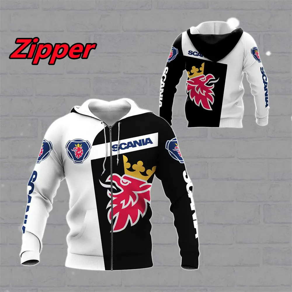 

Men's Racing Hooded sweatshirt zipper shirt 3D digital Print casual sweater 2023 Spring and Autumn fashion hooded jacket 6XL