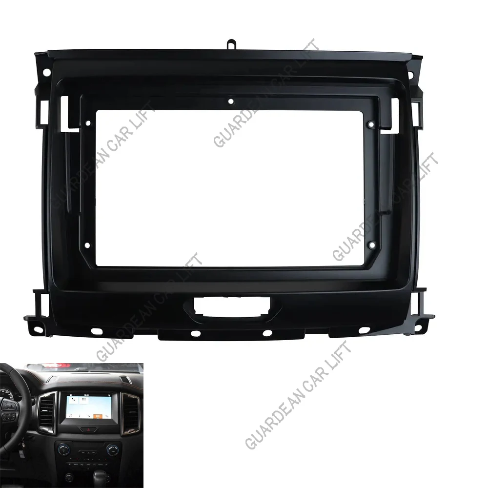 

9INCH Car DVD Mp5 Frame Audio Fitting Adaptor Dash Trim Kits Facia Panel Double Din Radio Player Trim For 2015+ FORD RANGER