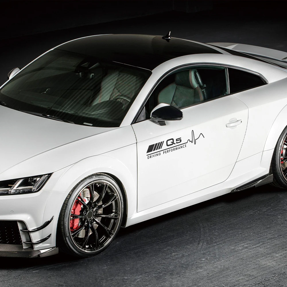 Наклейки на двери автомобиля аксессуары спортивный Стайлинг 2 шт. для Audi A4 B7 B6 B5 A6