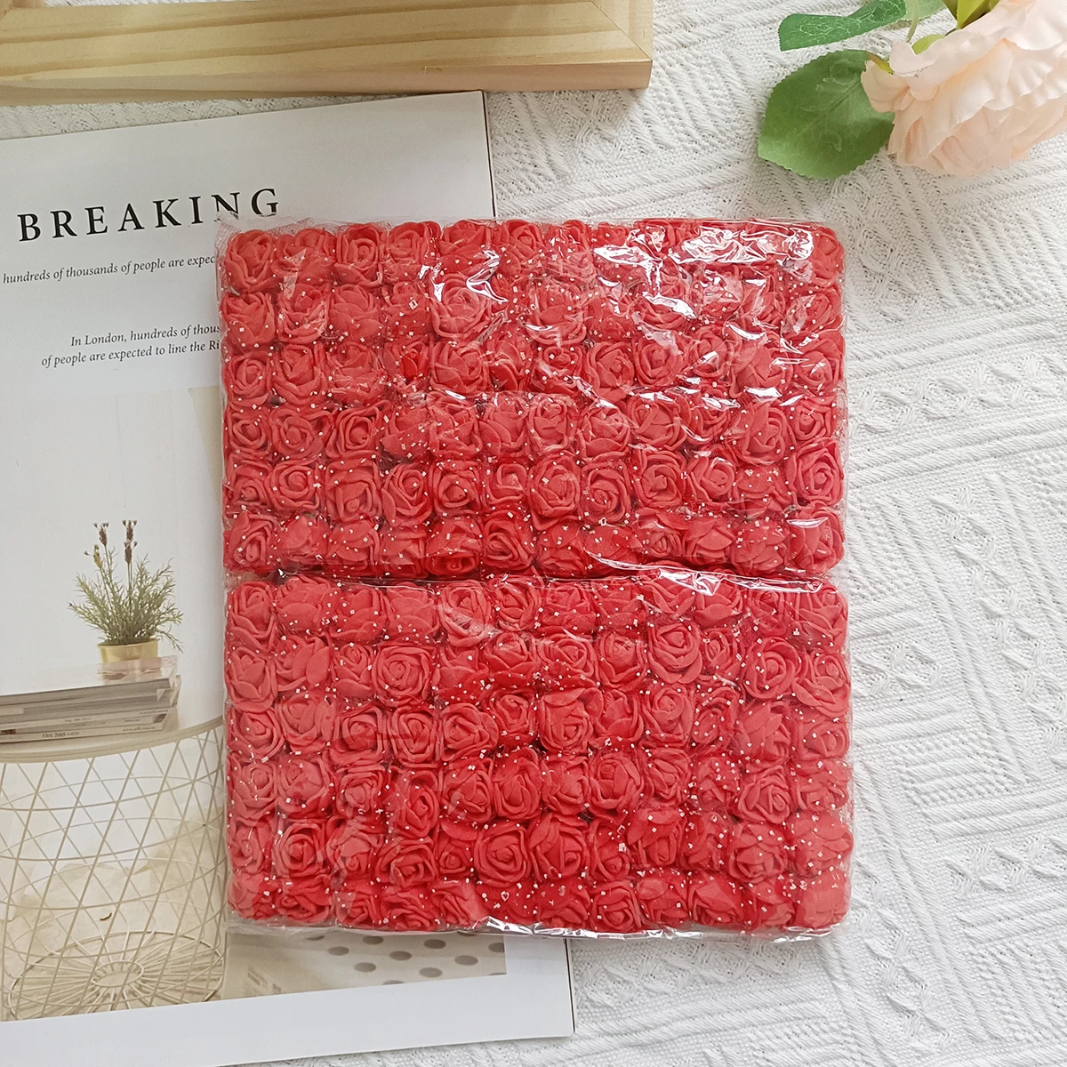 

Искусственные розы для букета медведь