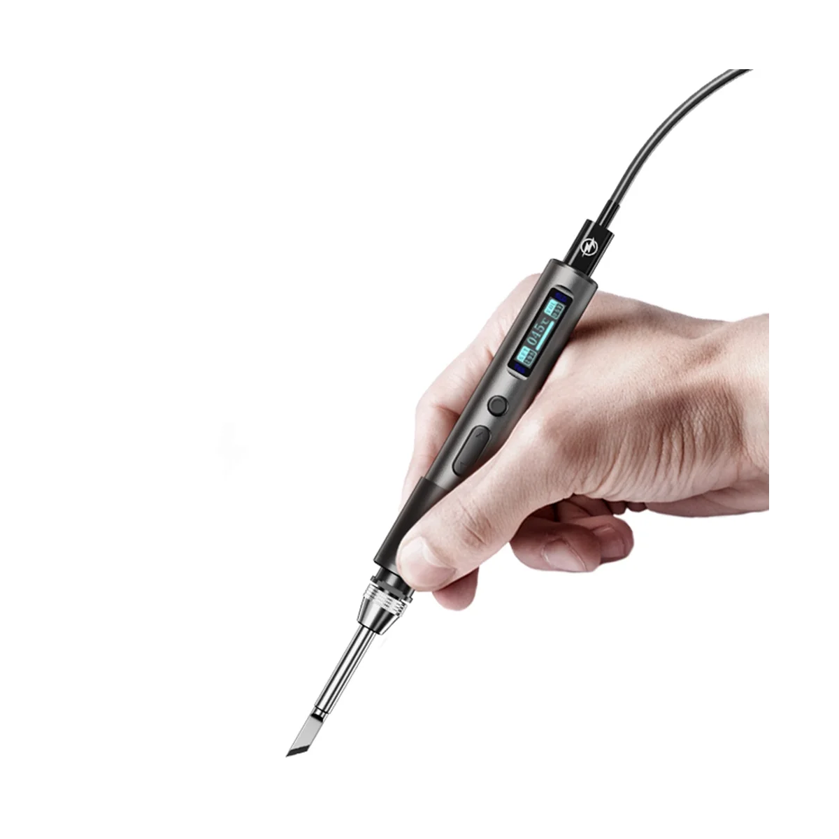 Портативный интеллектуальный Электрический паяльник PD65W MINI65 регулируемая