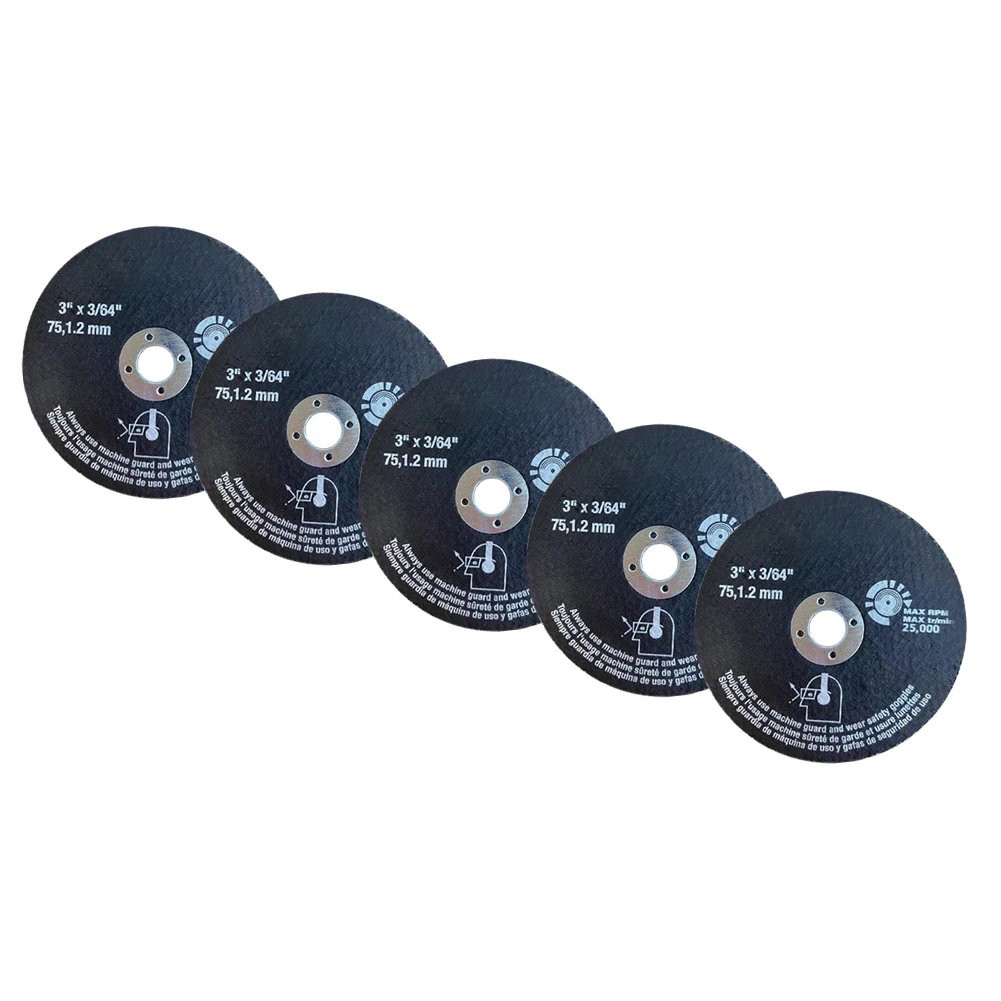 5pcs 75mm 3 Inch Cutting Wheel Circular Resin Saw Blade Ast Cut Off Discs For Metal Cutting Angle Grinder Cutting Disc Abrasive
