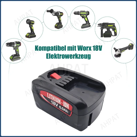 ✅ Для замены аккумулятора домашнего инструмента Bosch (6.0AH 18V): совместим с серией PBA/PSB/PSR, поддерживает зарядку AL1880CV/AL18815CV. 🔋