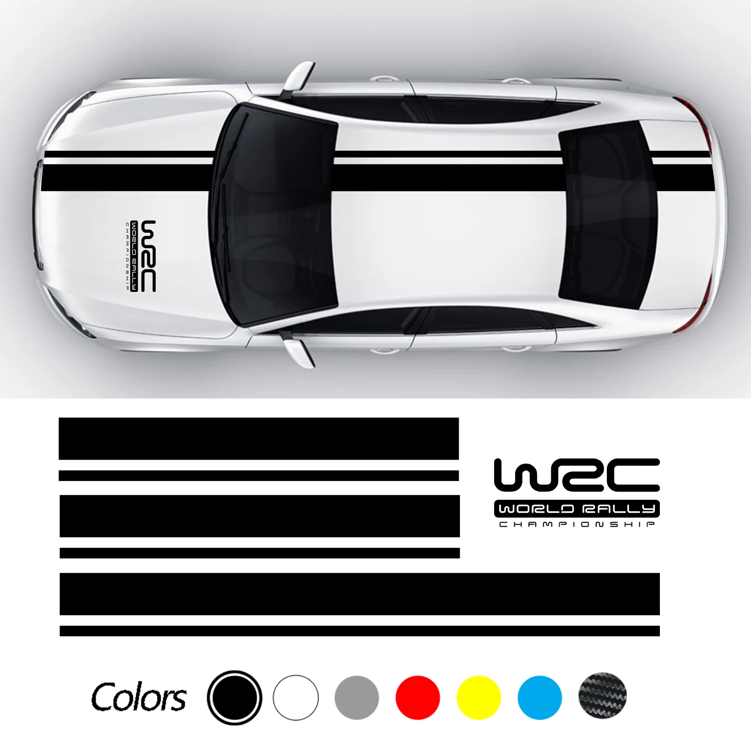 

Car Body Sticker Hood Roof Rear Trunk Long Stripe Graphic Vinyl Decal Vehicle Universal Styling Auto Exterior Decor Accessories