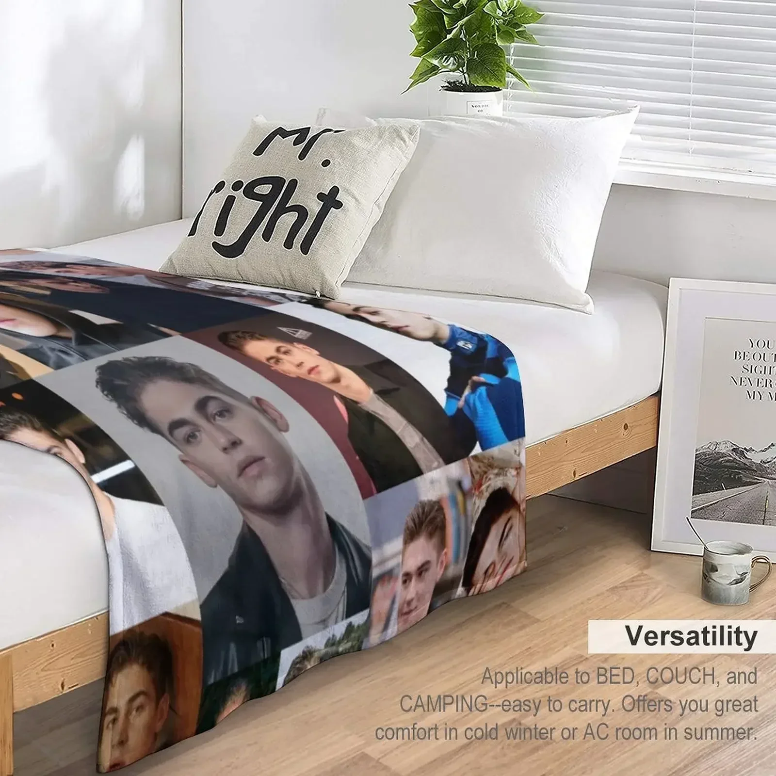 Hero Fiennes Tiffin Design Throw Blanket Sofa Thin Luxury Thicken Blankets