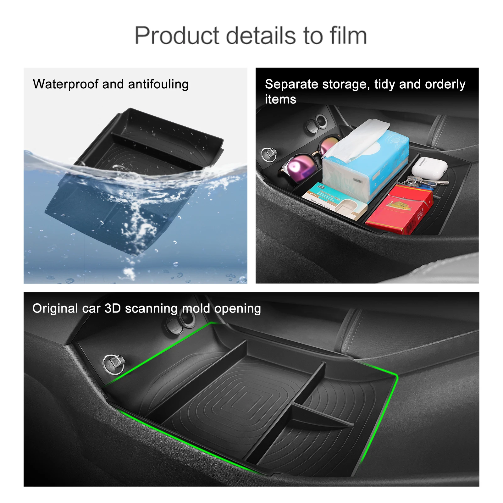 Для Changan CS75 PLUS автомобильный ящик для хранения центральная консоль нижний слой