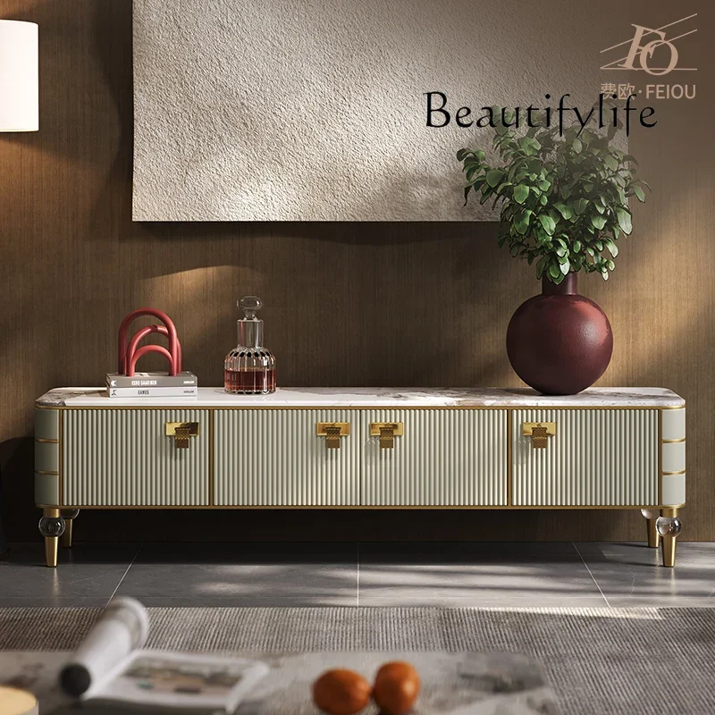 Легкий роскошный шкаф для телевизора Журнальный столик Итальянский