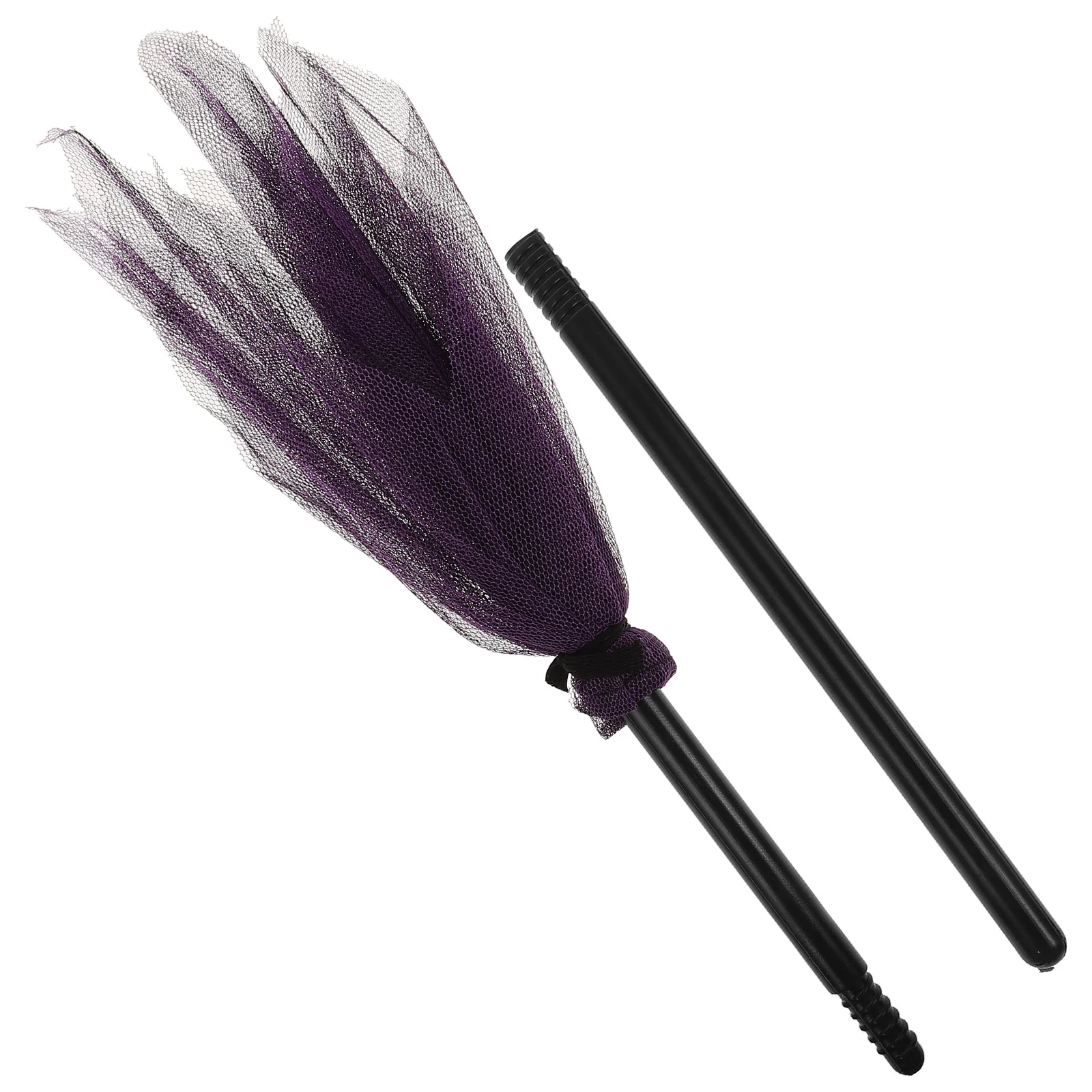 

1Pc Broom Witch Costume Small Broom Realistic Wizard Flying Broom Halloween Broomstick Clothing Toy Decorate Miracle Child