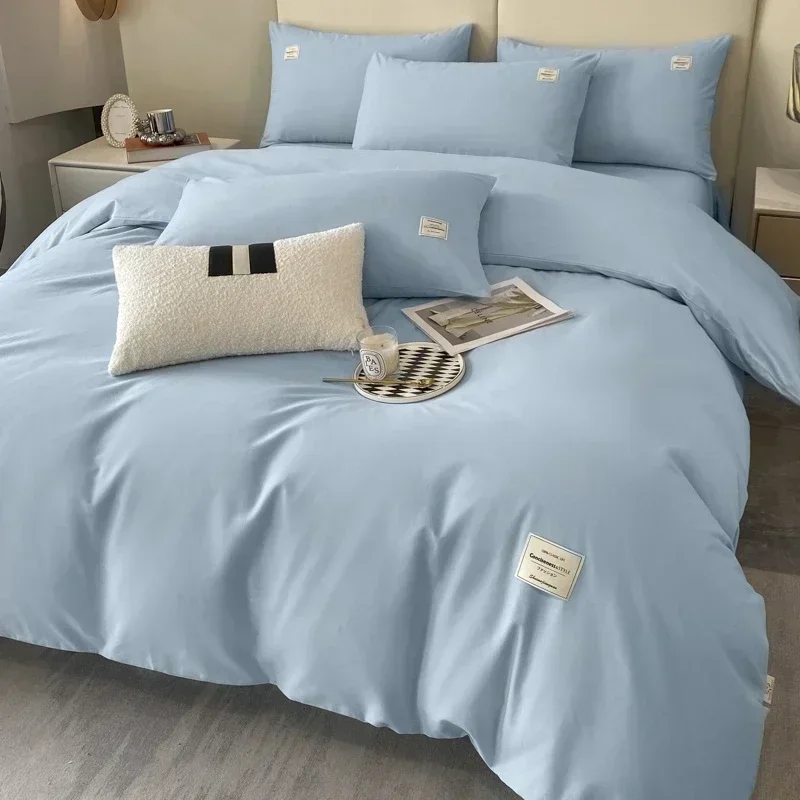 Пододеяльник из 100% египетского хлопка однотонный пододеяльник комплект для