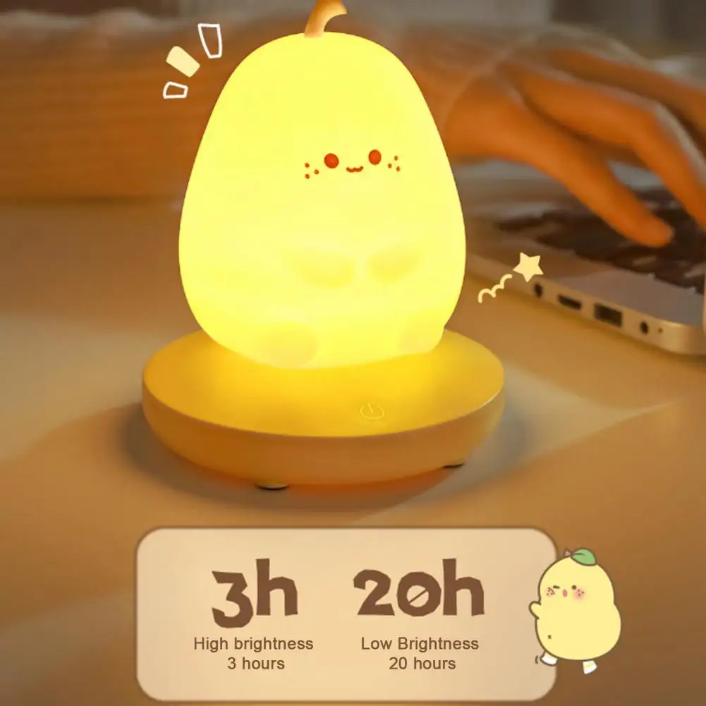 

Rechargeable Night Light Battery Powered Lamp Adorable Cartoon Night Lamp Rechargeable Dimmable Bedside Light for Room