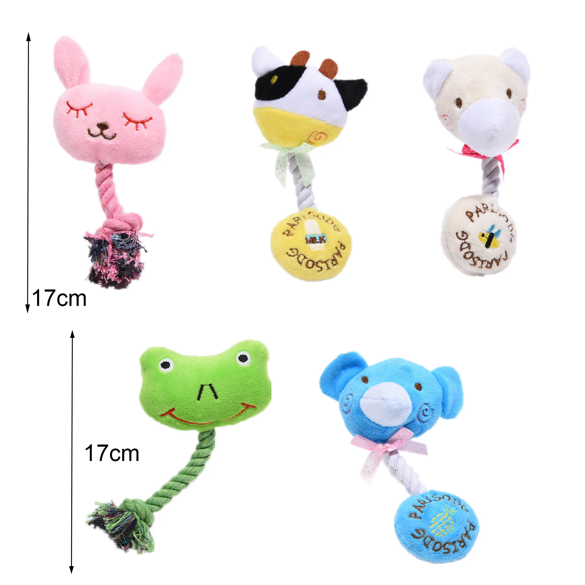 Pet Dog Durable Bite Resistant Rope Chew Toy Dog Cotton Rope