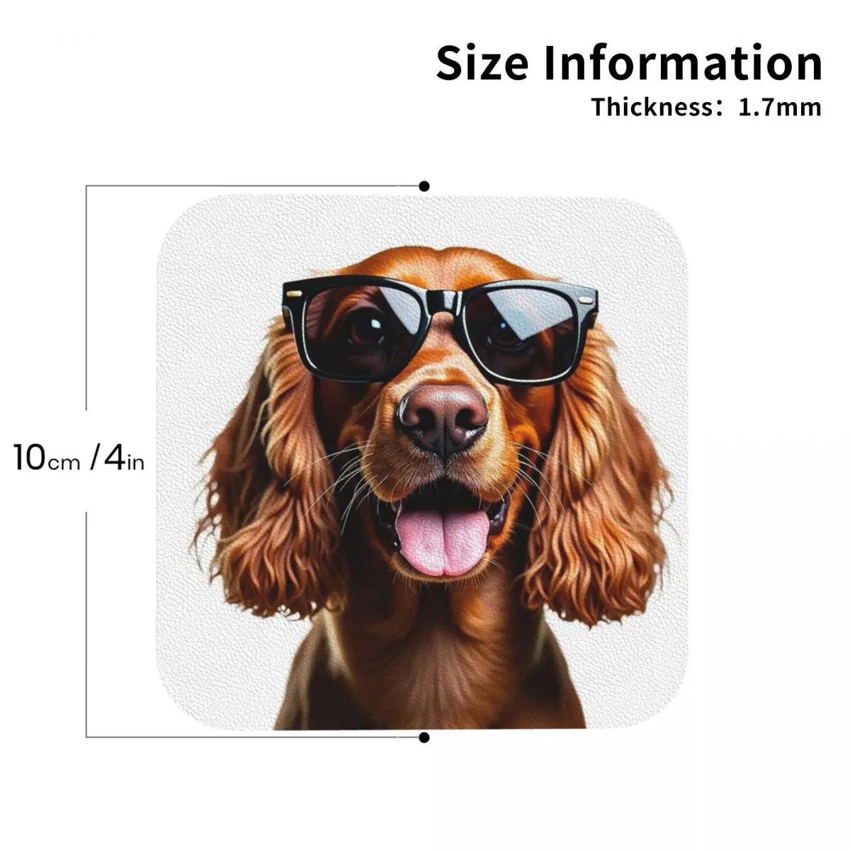 Забавные крутые кокер-спаниель в солнцезащитные очки подставки кухонные