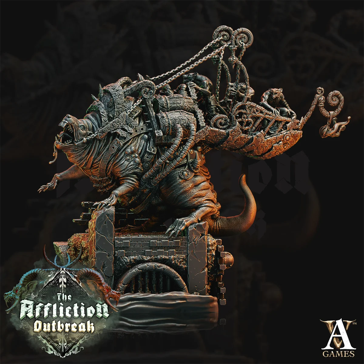 Фигурки Dnd OUZEY Крыса Империя 3D печать