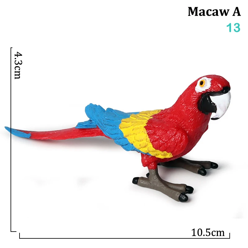 

Мини фигурки птиц ПВХ