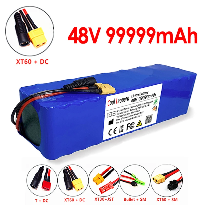 

Аккумулятор для электровелосипеда высокой емкости 13S3P 18650, 48 В, Ач