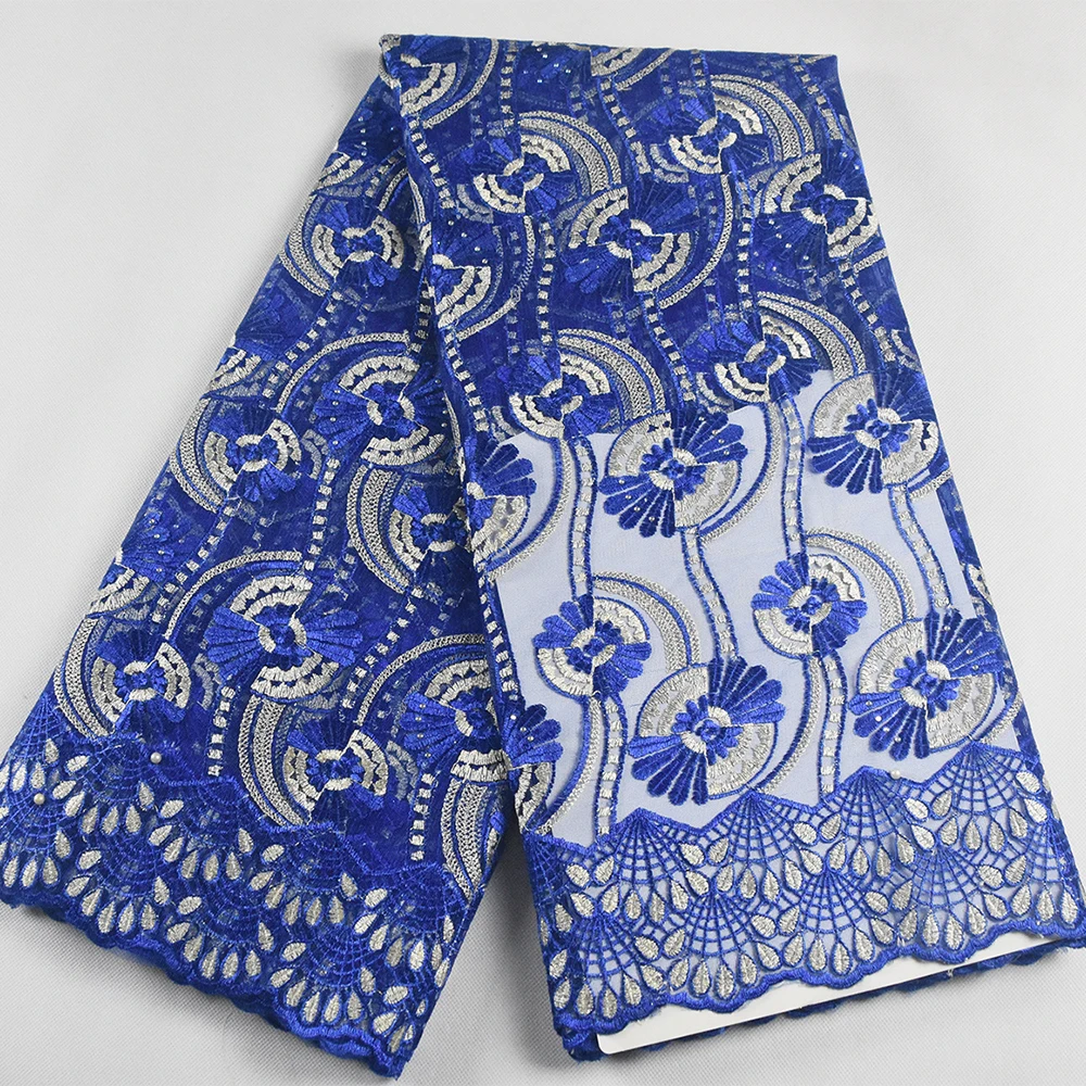 

Новинка 2021, французские нигерийские кружева, ткани высокого качества, темно-фиолетовый тюль, африканские кружева, ткань 2,5 ярдов, Африканско...