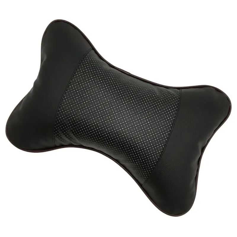 

Car Headrest Pillow Neck Memory Lumbar Support Cotton Breathable Auto Neck Rest Headrest Cushion Seat Pillow Black Safety Pillow