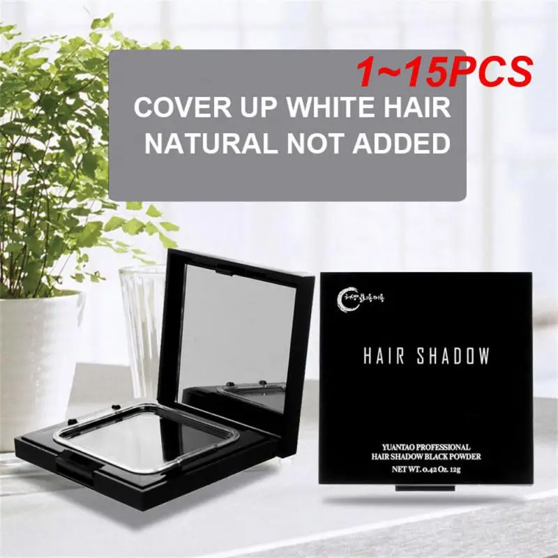 

1~15PCS /12g Instantly Hairline Shadow Powder Hairline Refill Hair Powder Puff Waterproof Fluffy With Concealer Hair Powder For