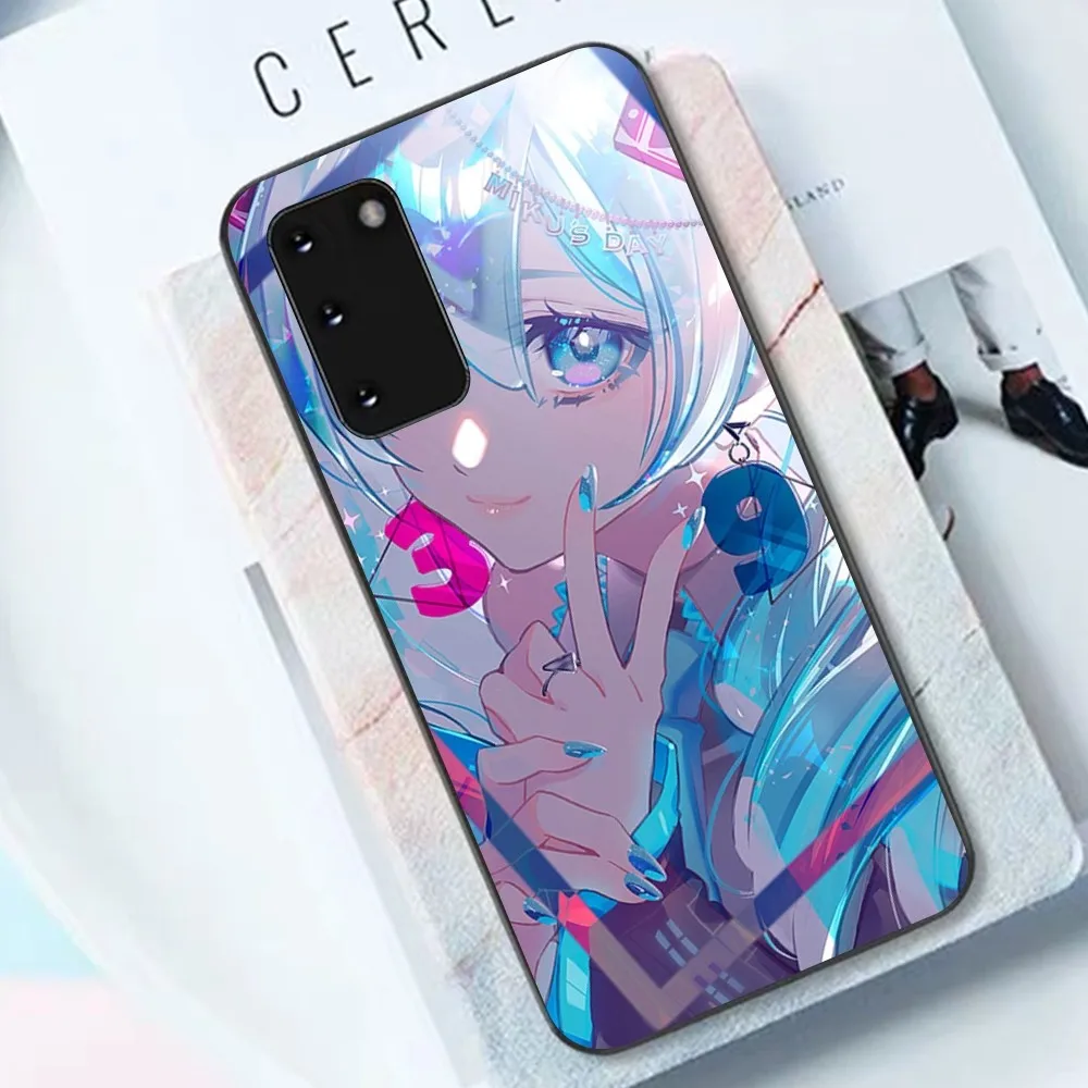 Милый чехол для телефона H-Hatsune M-Miku Samsung S 9 10 20 21 22 23 30 24 Plus Lite Ultra FE S10 Fundas