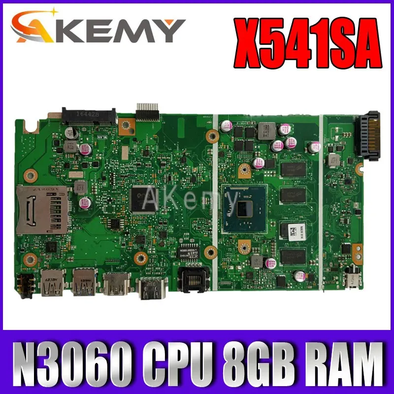 

Новая материнская плата X541SA REV 2,0 для Asus X541 X541S X541SA, протестированная Материнская плата ноутбука ok, 2 ядра, ЦП + 8GB-RAM