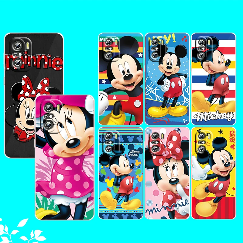 

Mickey Minnie Cool Disney For Xiaomi Redmi Note 10S 10 K50 K40 Gaming Pro 10 9AT 9A 9C 9T 8 7A 6A 5 4X Transparent Phone Case