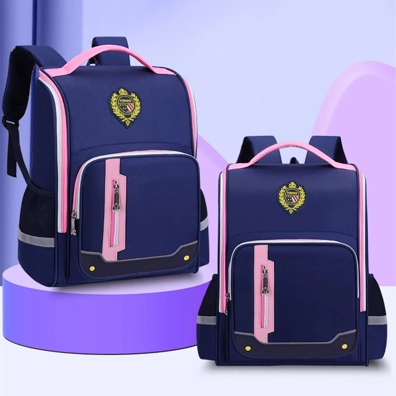 British Style Children Large Capacity Light Travel Backpacks New College Style Noble Fashion Girls Boys Schoolbags for Students
