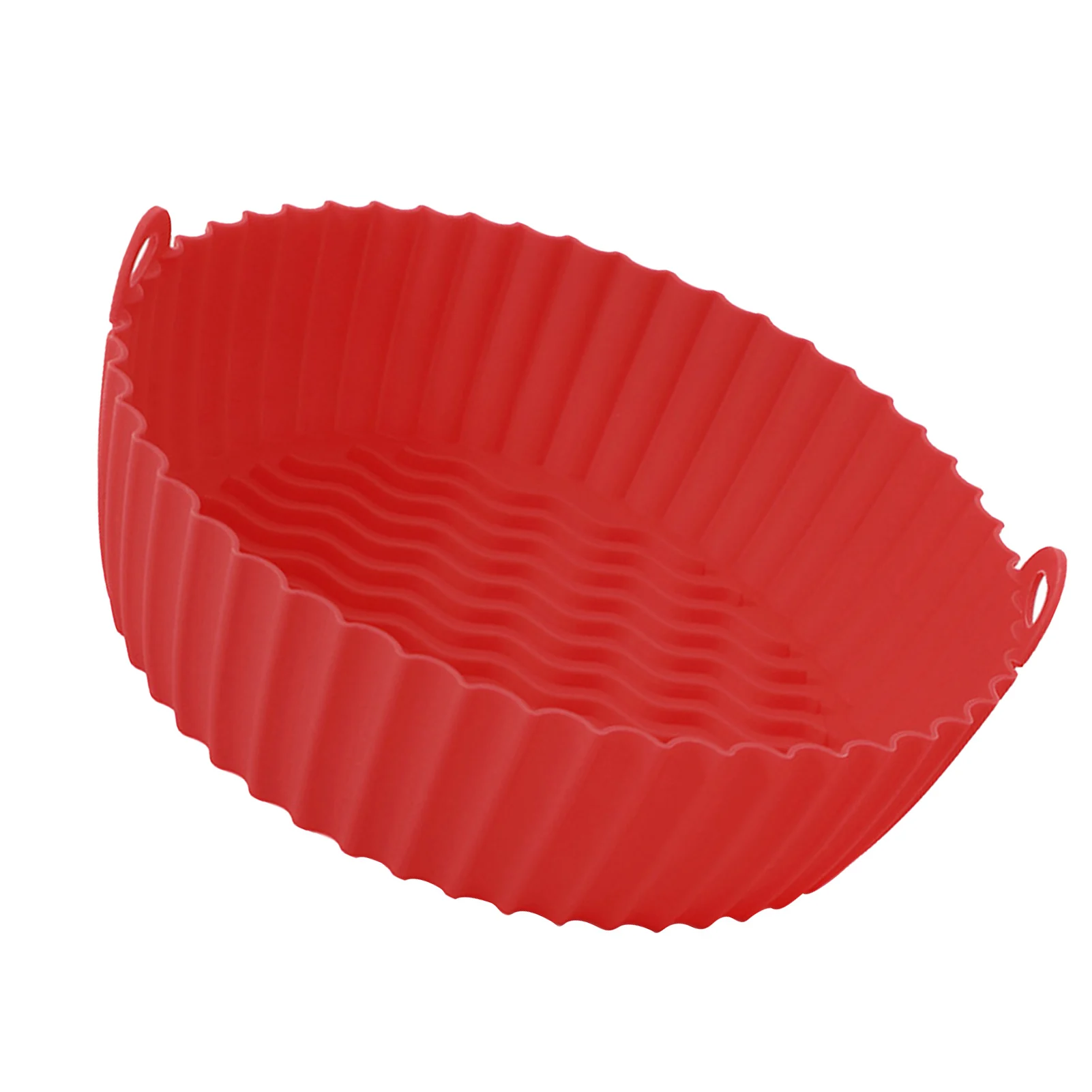 

Air Fryer Baking Pan Reusable Non-Stick Air Fryer Silicone Pan Easy Cleaning Air Fryer Oven Accessories Round Silicone Liners