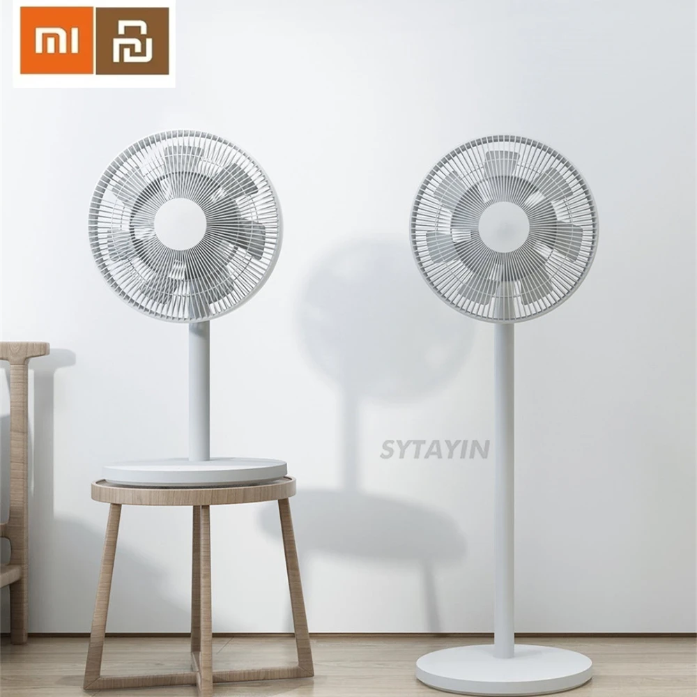 

Xiaomi Mijia Smart Standing Fan DCFrequency Conversion Floor Fan Portable APP Intelligent Control Dual Natural Wind Electric Fan