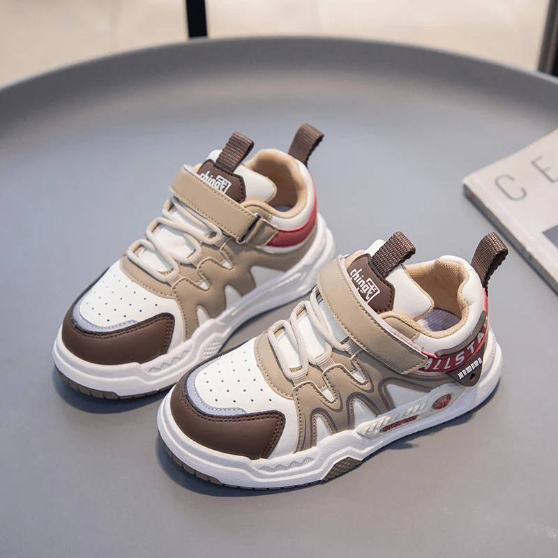 Кроссовки детские для мальчиков Мягкая прочная спортивная обувь повседневные на