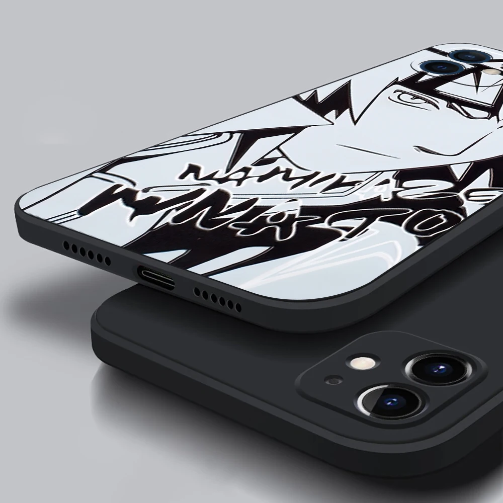 

NARUTO Anime For Apple iPhone 13 12 11 Pro 12 13 Mini X XR XS Max SE 5 6 6s 7 8 Plus Phone Case Soft Liquid Silicon