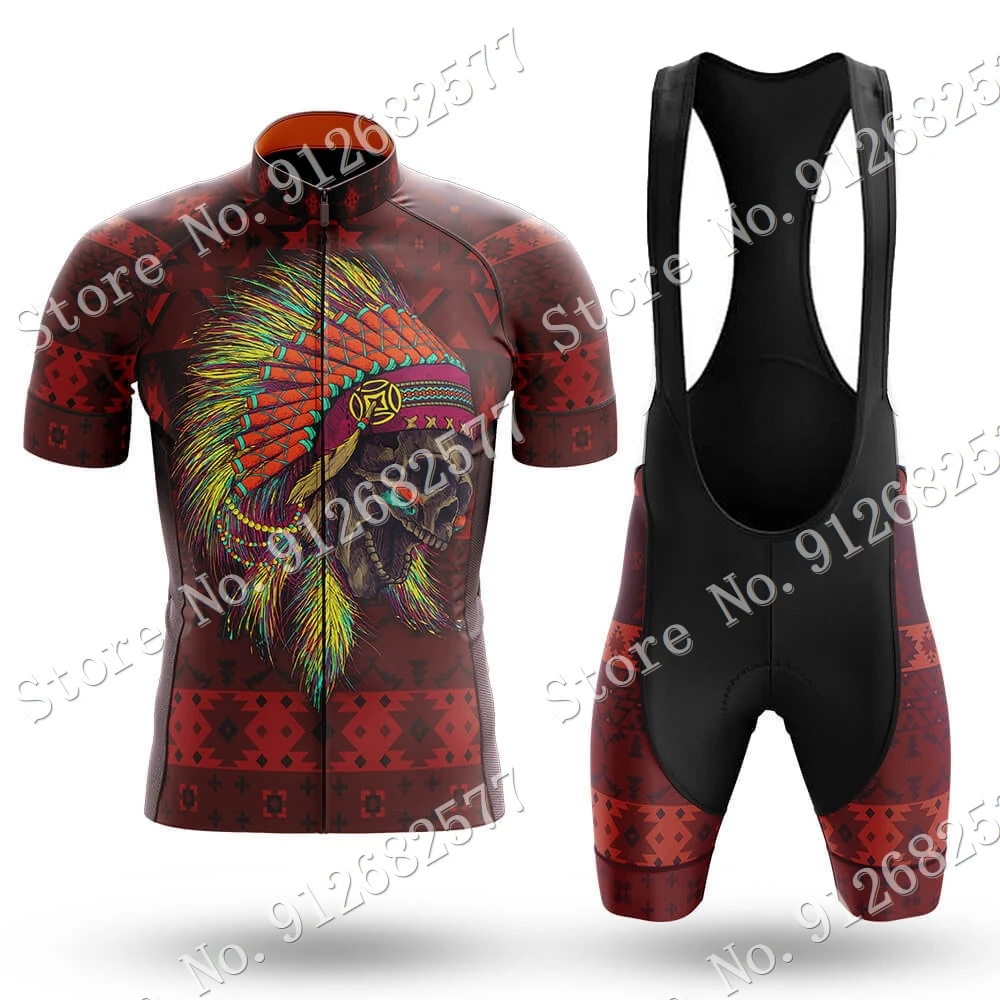 

Комплект одежды для езды на велосипеде, красная, 2023