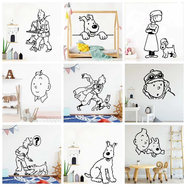 

Removable The Cartoon Characters Wall Sticker Wall Art Diy Wallpaper Decorative Vinyl Wall Sticker For Kids Room