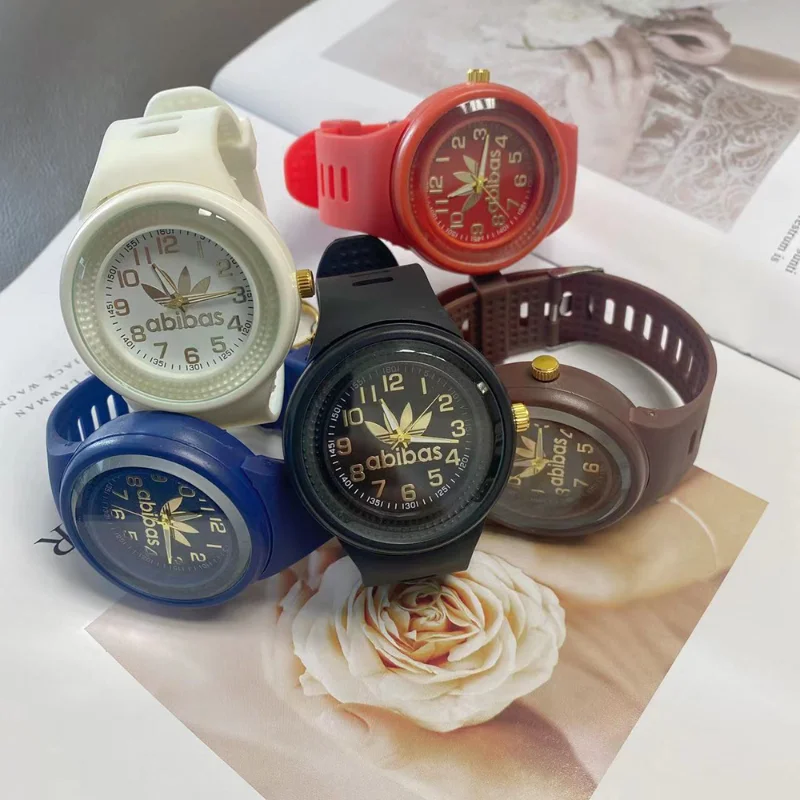 

Fashion Quartz Watch for Men Women Student Simple Round Silicone Band Sports Wristwatches Clock Ladies Relogio Feminino Gifts