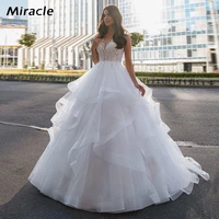 alluring a line wedding dress sexy scoop bridal gown luxurious backless dresses fashionable lace sleeveless vestido de novia