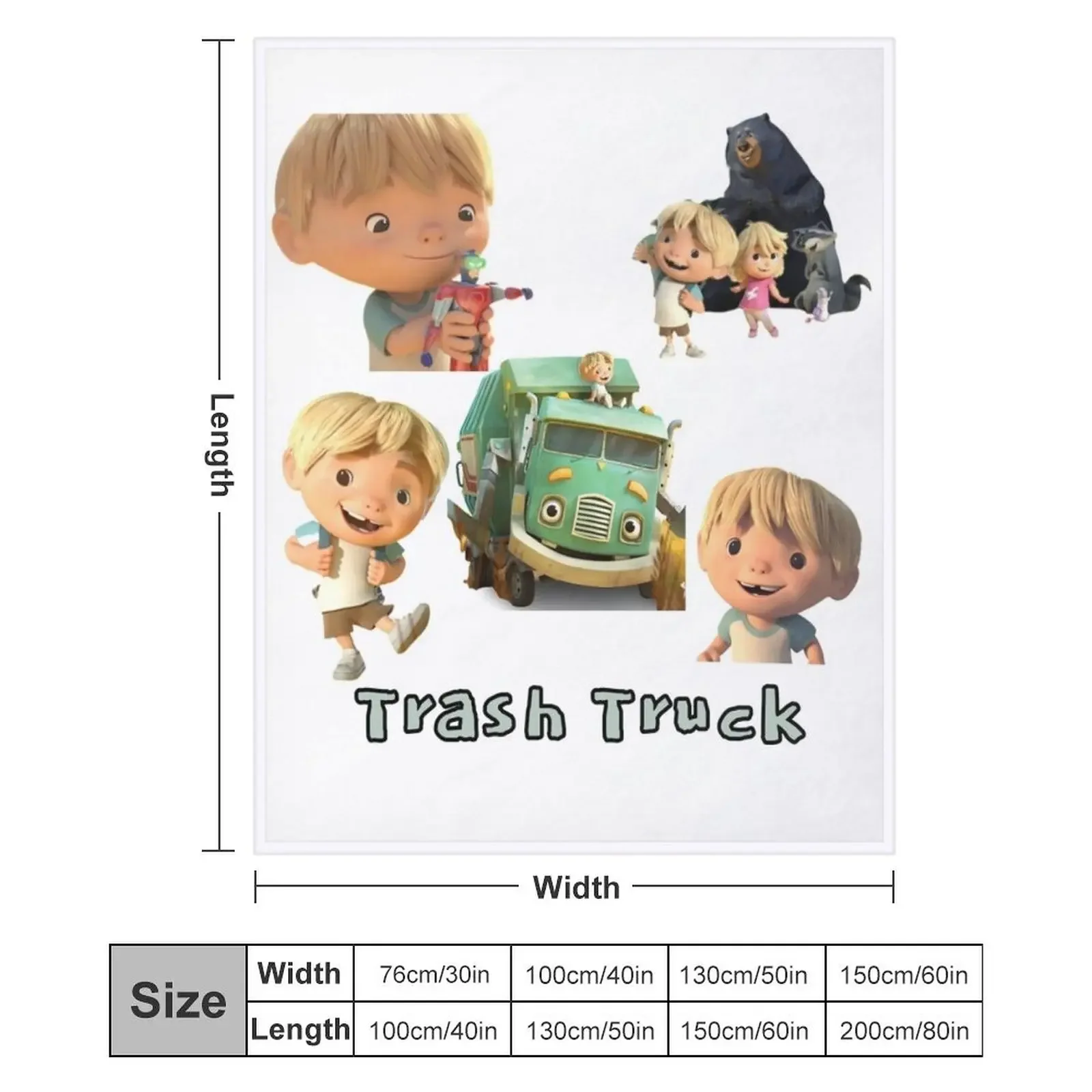 Hank Trash Truck Netflix анимационный персонаж пледы одеяло летние постельные