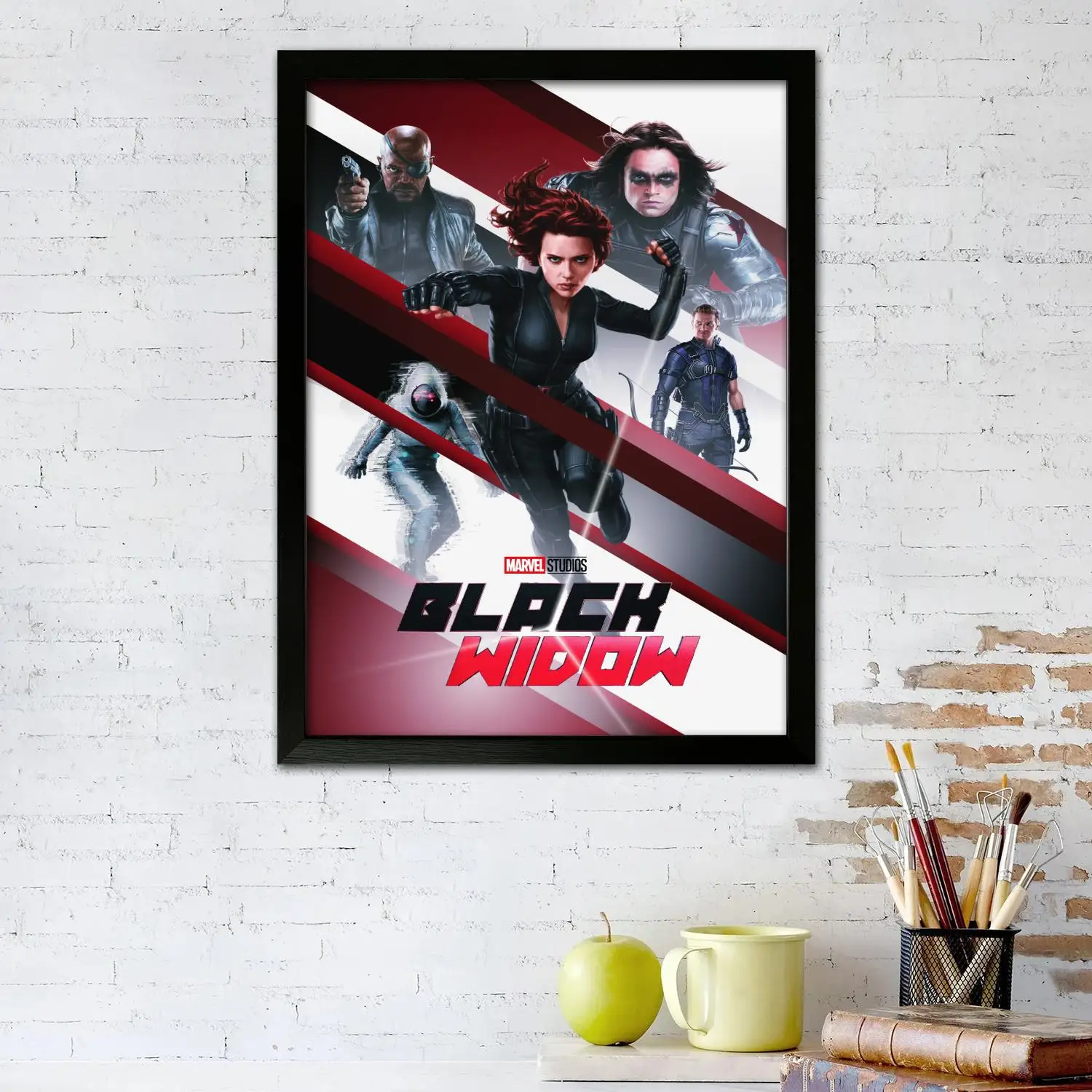 Черный ТВ Драма Холст Художественный Плакат Настенное Искусство Картина Печать