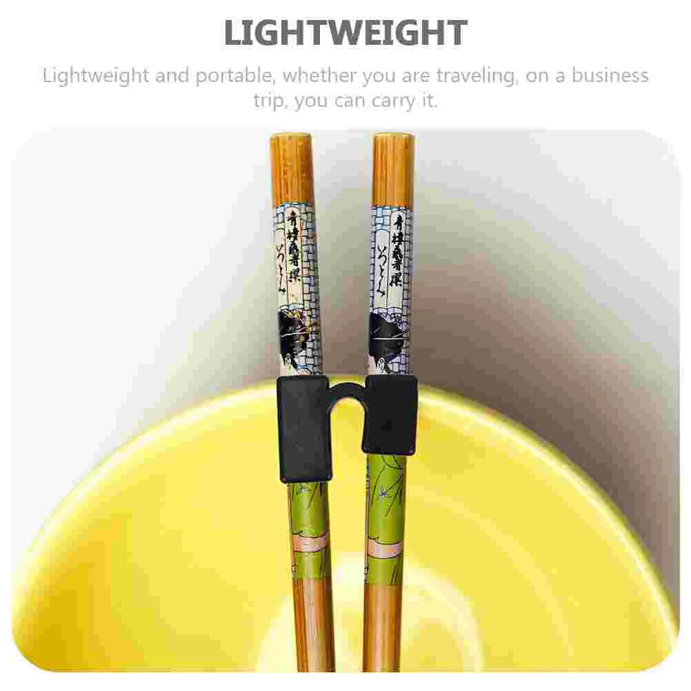 Палочки для еды обучающий коннектор палочки вспомогательные петли зажимы помощь