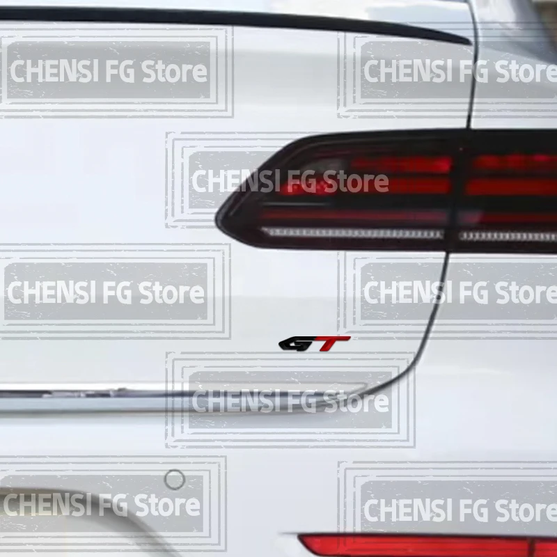 3D металлический сплав GT значок на решетку для Hyundai Tucson Elantra Sportage Sorento Peugeot 208 KIA