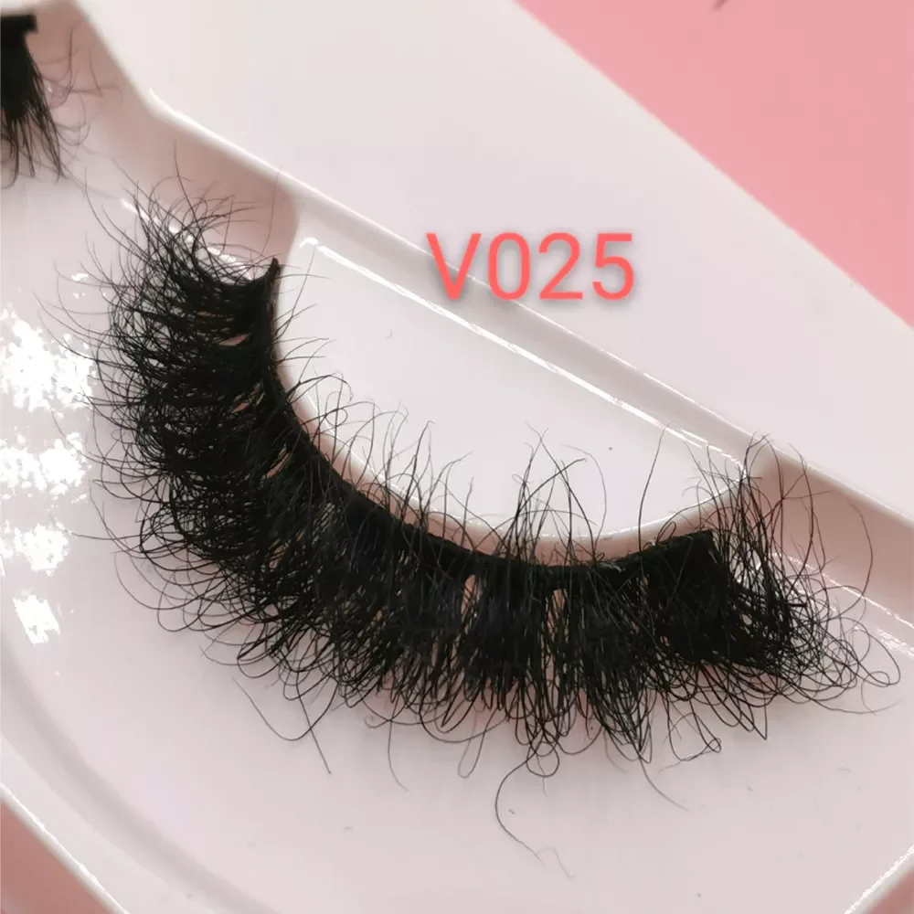 

NEW 1pair Mink Lashes Natural False Eyelashes 10mm-20mm Real Mink Thick Fluffy Wispy Fake Lashes Make Up 3D Mink Eyelashes