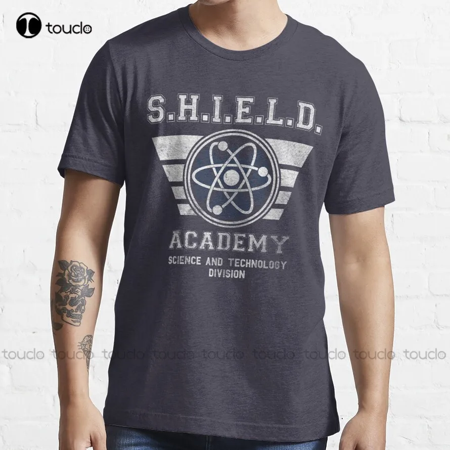 

Shield Academy T-Shirt Custom Aldult Teen Unisex Digital Printing Tee Shirt Custom Aldult Teen Unisex Fashion Funny New Xs-5Xl