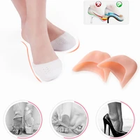 ballet dance shoe toe pads 1pair silicone gel pointe for pointed ballet shoes toe caps toe protector with breathable hole