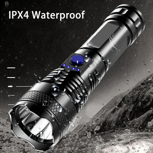 USB Rechargeable Flashlight Strong Light Highlight Tactical Flashlights Torch Outdoor Portable Lighting LED Fish Camping Lights |
