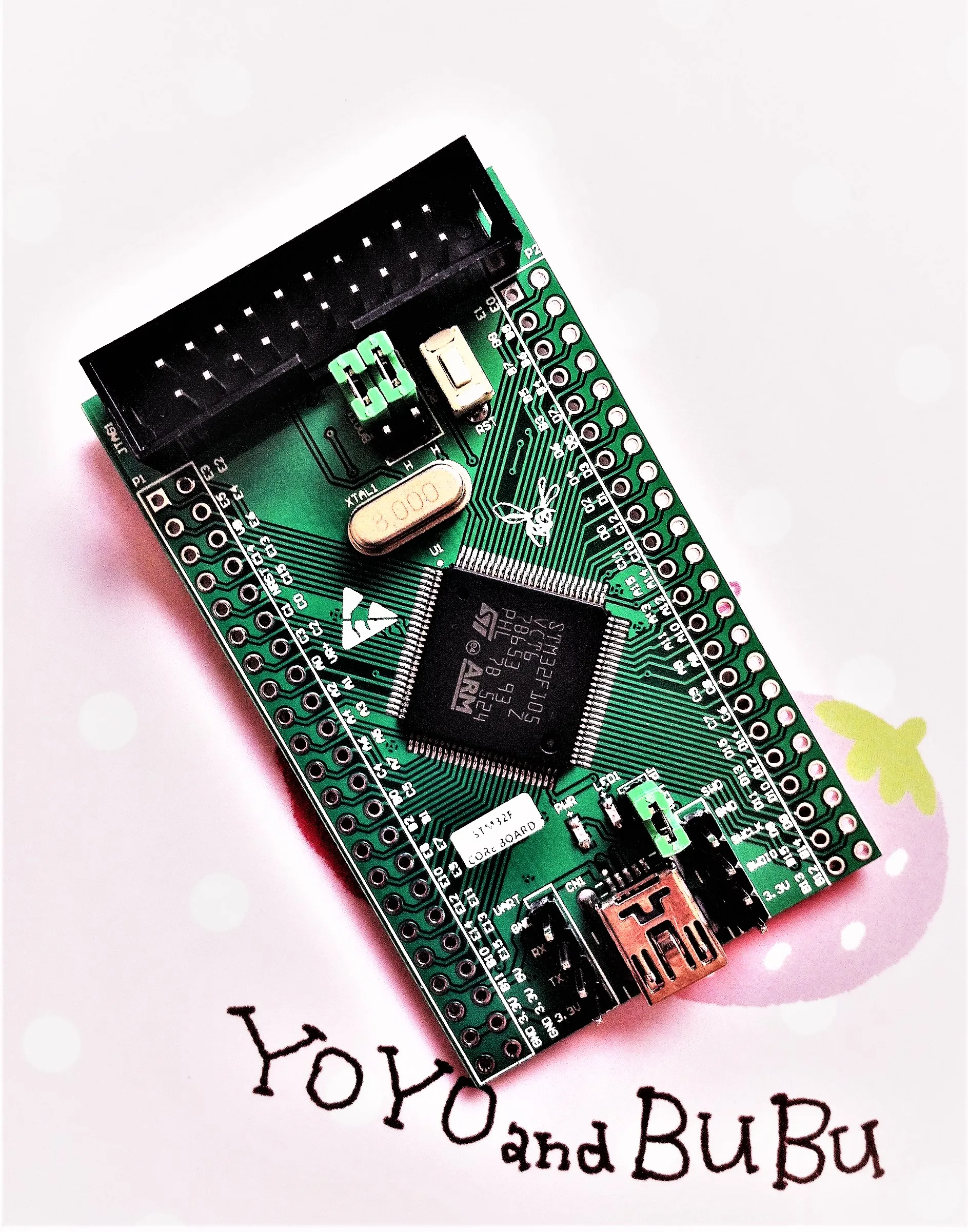 

Stm32f105vct6 Core Board Minimum System Development Board Learning Board Stm32f105mini Board