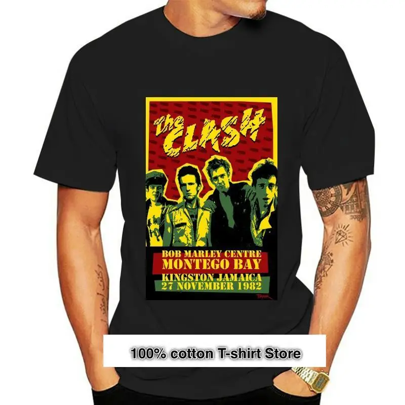

Camiseta de CLASH de los años 1970, estilo Punk, London Calling inspired
